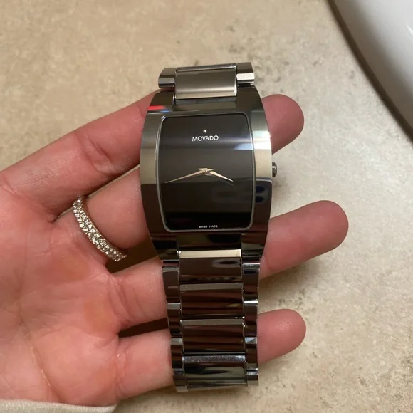 SR♡ Movado Esperanza Mens Two-Tone Black Dial | New York